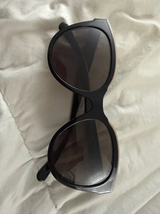 CHANEL Black Oversized Round Women's Sunglasses - Picture 1 of 5